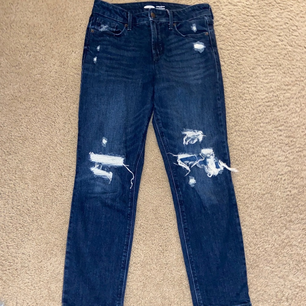 Old Navy power straight high rise jeans